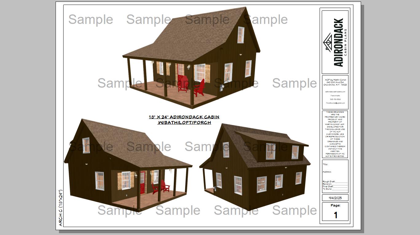 Adirondack Cabin Floor Plans Adirondack House Plan Max Fulbright