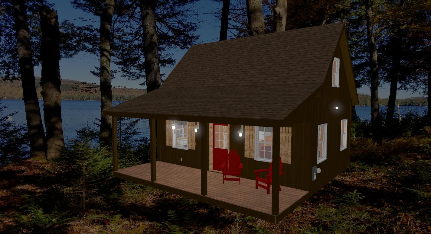 The ADK "Loon" Cabin-18'x24' Plans