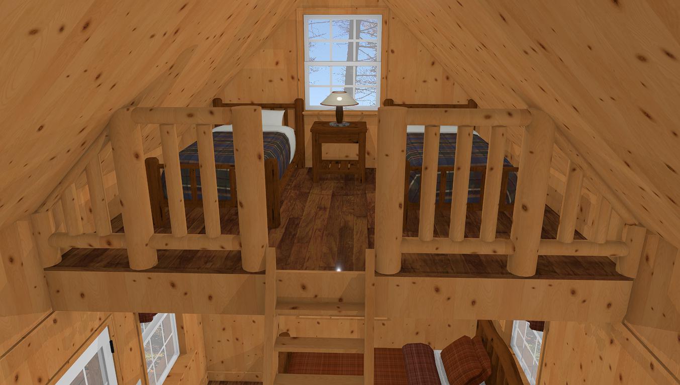 The ADK "Alpine" Solo Cabin-12'x16' Plans