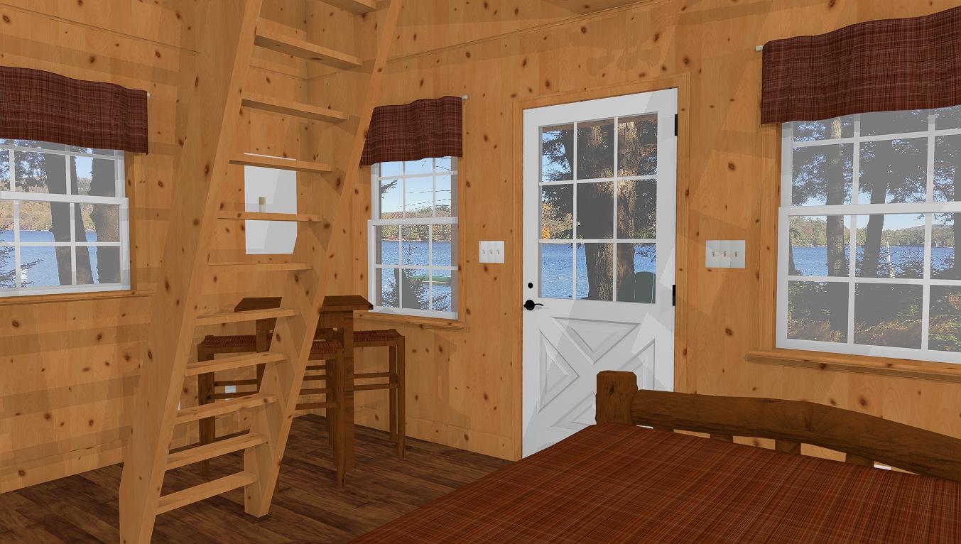 The ADK "Alpine" Solo Cabin-12'x16' Plans