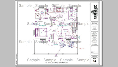 Sample Plan Adirondack Cabin Plans