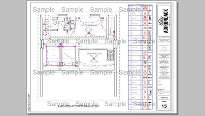 Sample Plan Adirondack Cabin Plans