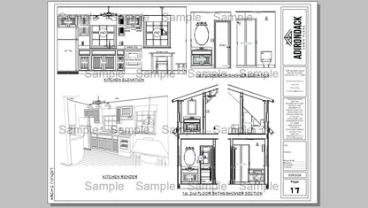 Sample Plan Adirondack Cabin Plans