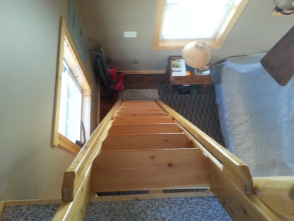 Loft Ladder Stair-Plans Adirondack Cabin Plans