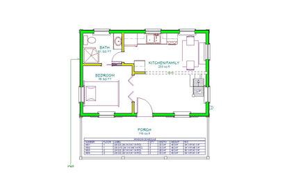The ADK "Original" Cabin-16'x24' Plans - Adirondack Cabin Plans