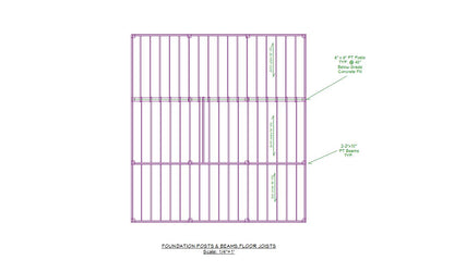 The ADK "Loon" Cabin-18'x24' Plans - Adirondack Cabin Plans