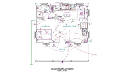 The ADK "Loon" Cabin-18'x24' Plans - Adirondack Cabin Plans