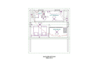 The ADK "Loon" Cabin-18'x24' Plans - Adirondack Cabin Plans