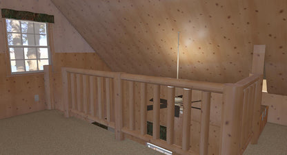The ADK "Original" Cabin-16'x24' Plans - Adirondack Cabin Plans