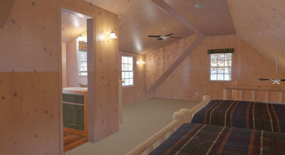 Sample Plan Adirondack Cabin Plans