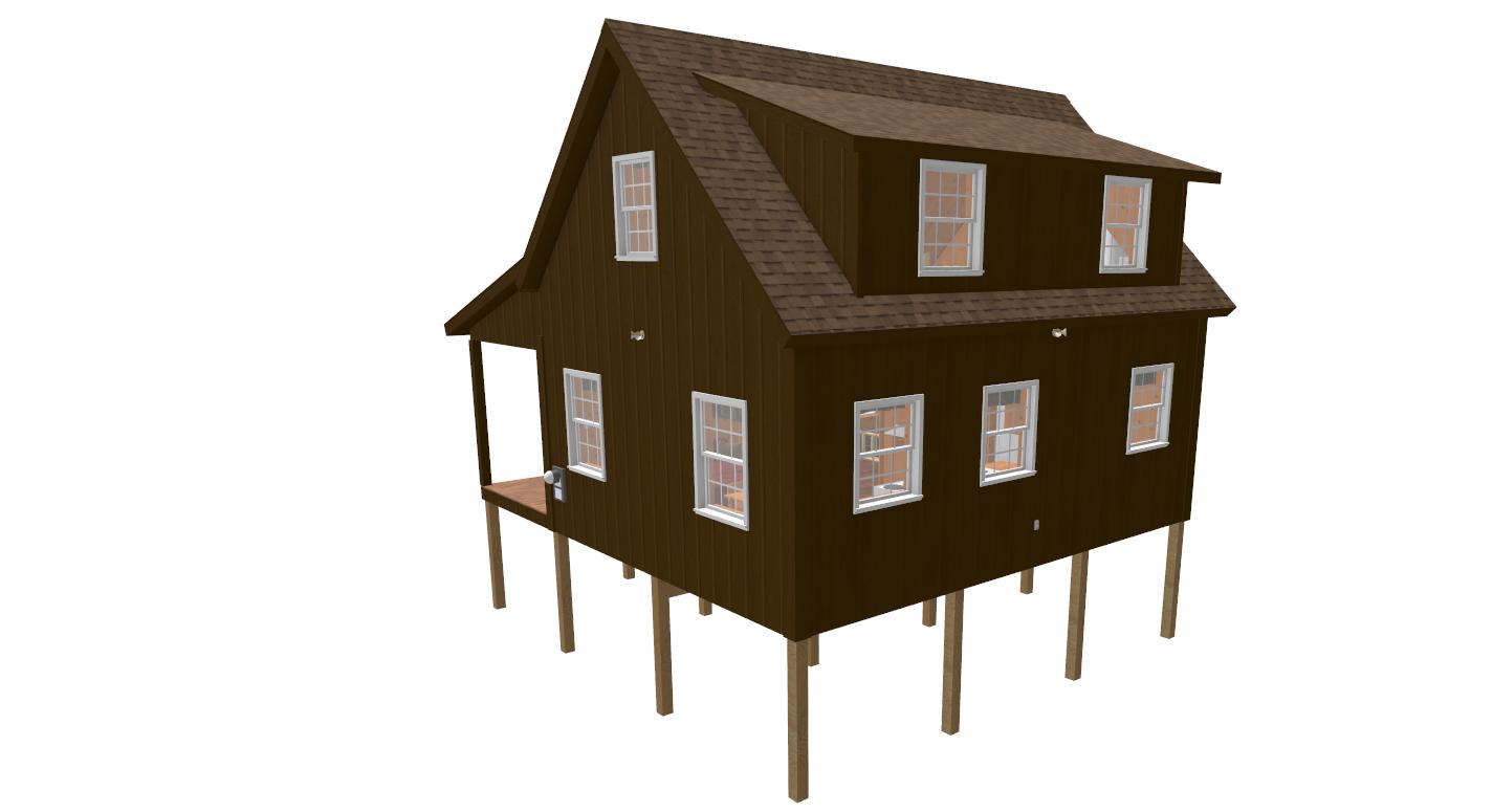 Sample Plan Adirondack Cabin Plans