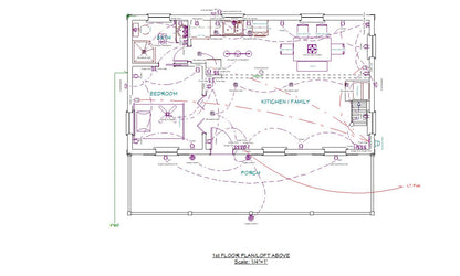 The ADK "Spruce" Cabin-18'x32' Plans - Adirondack Cabin Plans