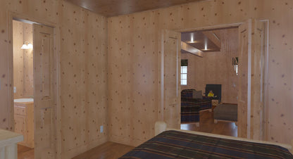 The ADK "Spruce" Cabin-18'x32' Plans - Adirondack Cabin Plans