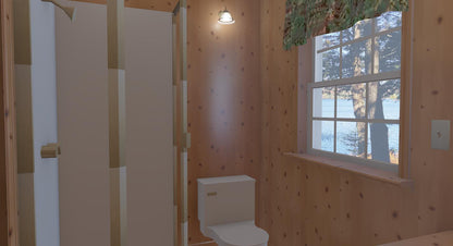 The ADK "Spruce" Cabin-18'x32' Plans - Adirondack Cabin Plans