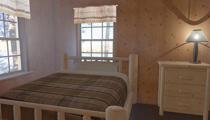 The ADK "Beaver Creek" Cabin-20'x28' Full Foundation Plans - Adirondack Cabin Plans