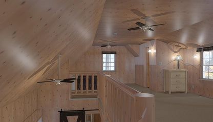 The ADK "Beaver Creek" Cabin-20'x28' Full Foundation Plans - Adirondack Cabin Plans