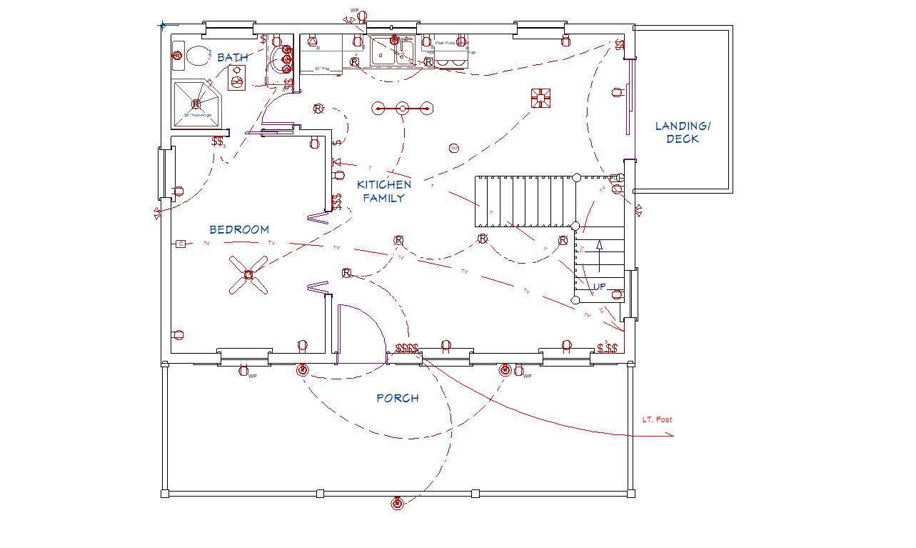 The ADK "Beaver Creek" Cabin-20'x28' Plans, Full Loft, Stairs, Deck Adirondack Cabin Plans