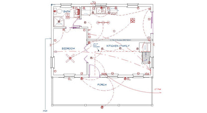 The ADK "Beaver Creek" Cabin-20'x28' Plans - Adirondack Cabin Plans