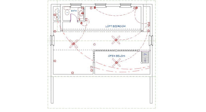 The ADK "Beaver Creek" Cabin-20'x28' Plans - Adirondack Cabin Plans