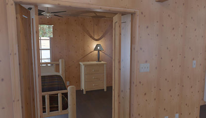 The ADK "Beaver Creek" Cabin-20'x28' Plans - Adirondack Cabin Plans