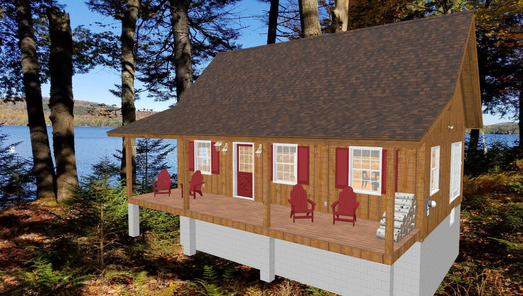 Large Cabin Plans – Adirondack Cabin Plans