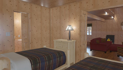 The ADK "Cedar Point" Family Cabin-20'x32' Plans - Adirondack Cabin Plans