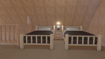 The ADK "Cedar Point" Family Cabin-20'x32' Plans - Adirondack Cabin Plans