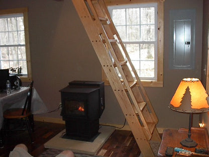 Loft Ladder Stair-Plans - Adirondack Cabin Plans